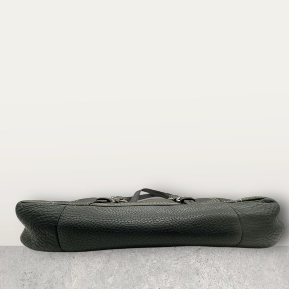 Coach Chelsea Black Leather Shoulder Handbag F12339 EUC - Picture 4 of 6